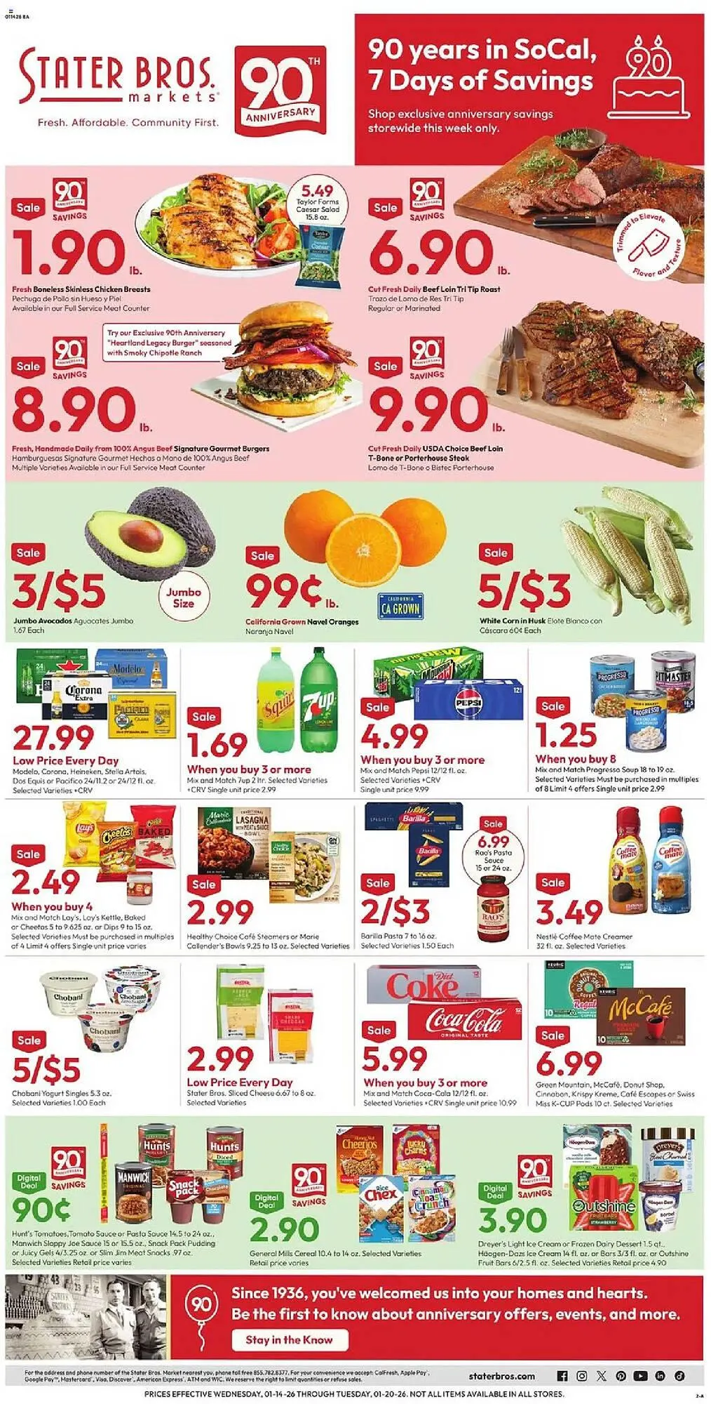 Weekly ad Stater Bros weekly ad from January 14 to January 21 2026 - Page 2