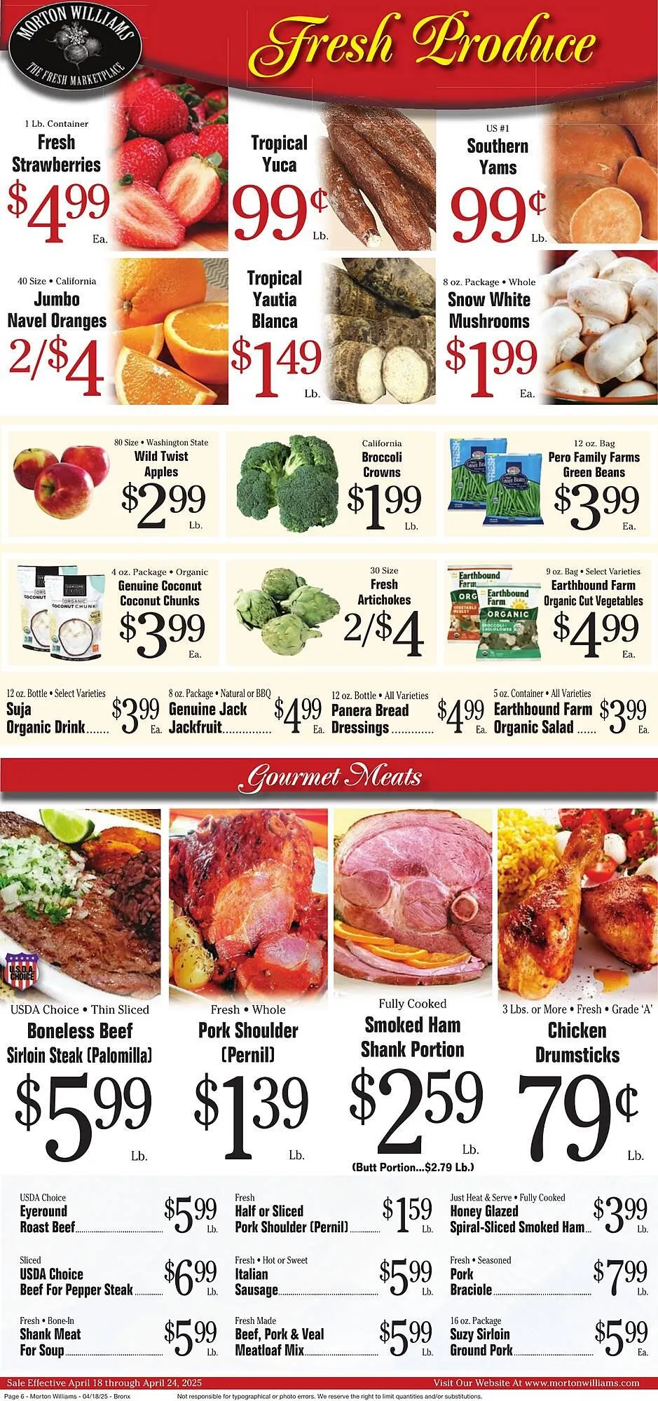 Weekly ad Morton Williams Weekly Ad from April 18 to April 24 2025 - Page 6