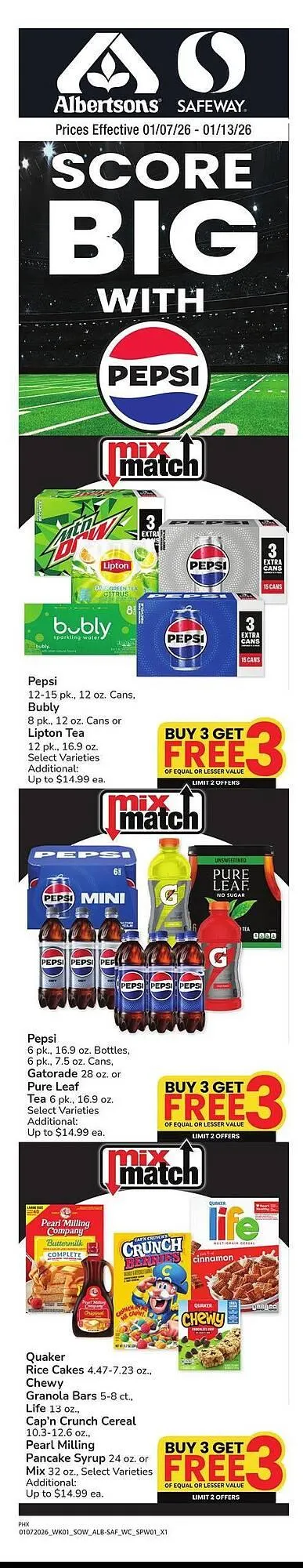 Weekly ad Safeway weekly ad from January 7 to January 13 2026 - Page 1
