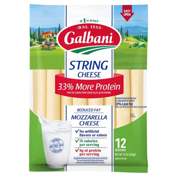 Galbani Reduced Fat Mozzarella String Cheese