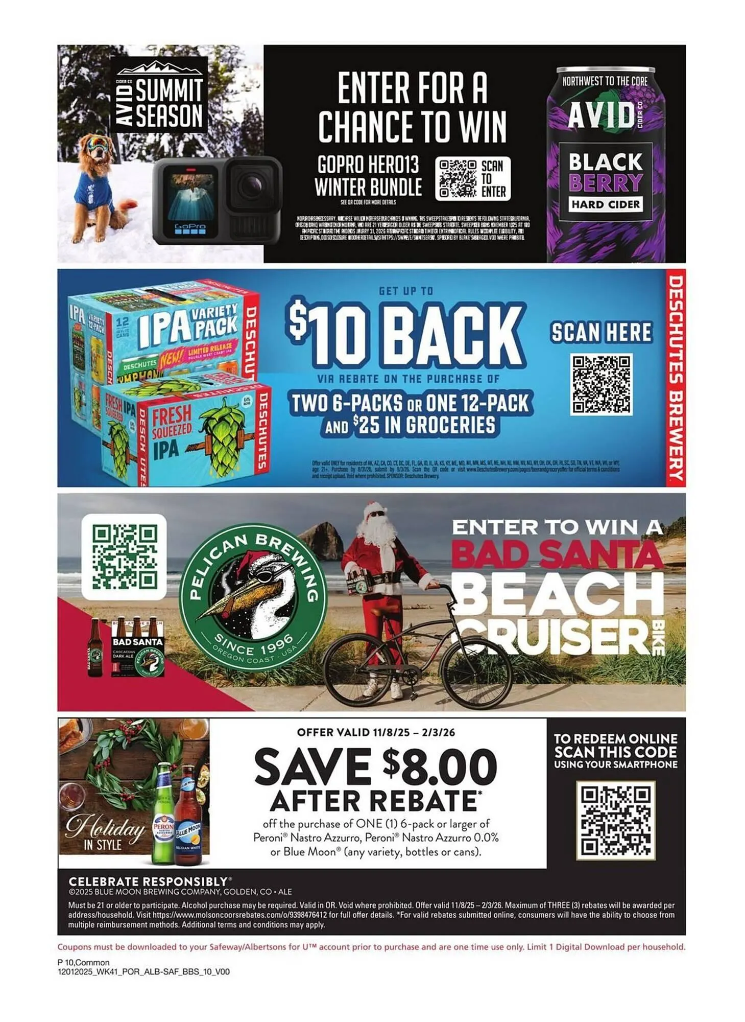 Weekly promotion Albertsons weekly ad spanning from December 1 to January 4 2026 - Page 10 for Catalogue 365