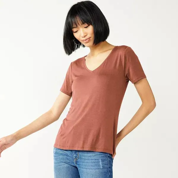 Women's Nine West Essential V-Neck Tee