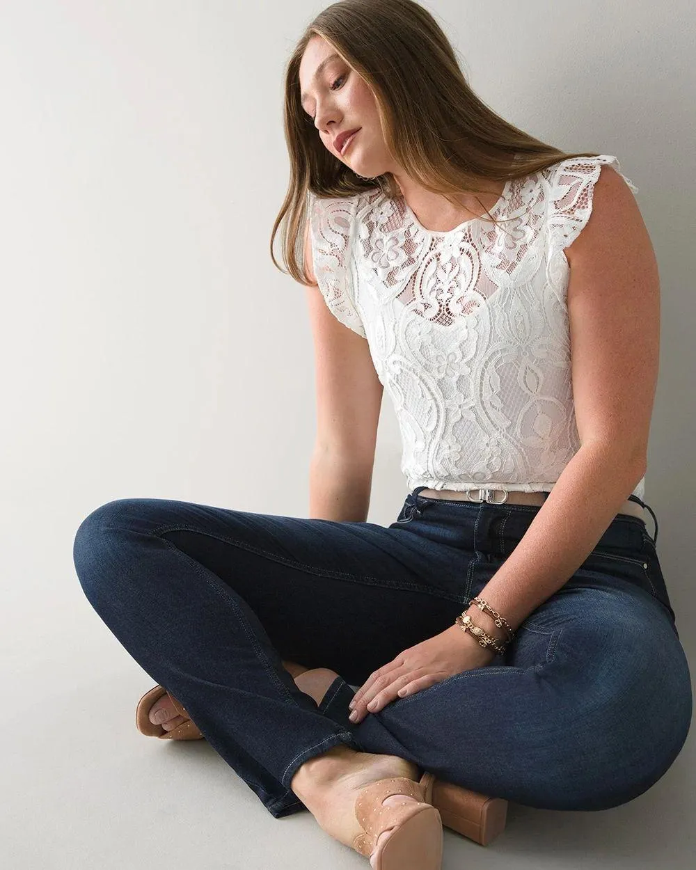 Curvy-Fit High-Rise Slim Sculpt Jeans
