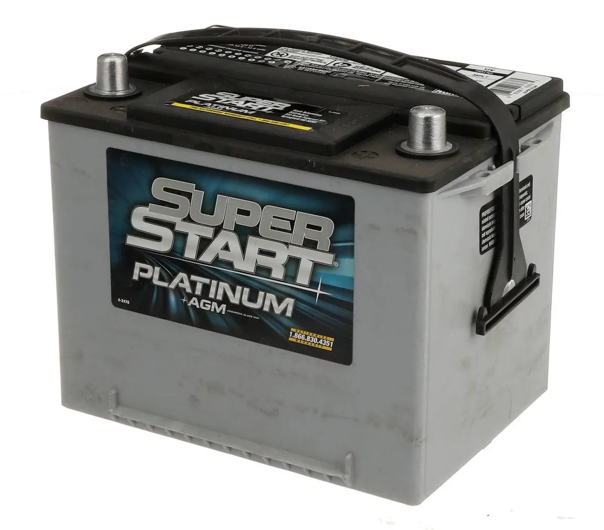 Super Start Platinum AGM Top Post Battery Group Size 35/85 - 35PLT