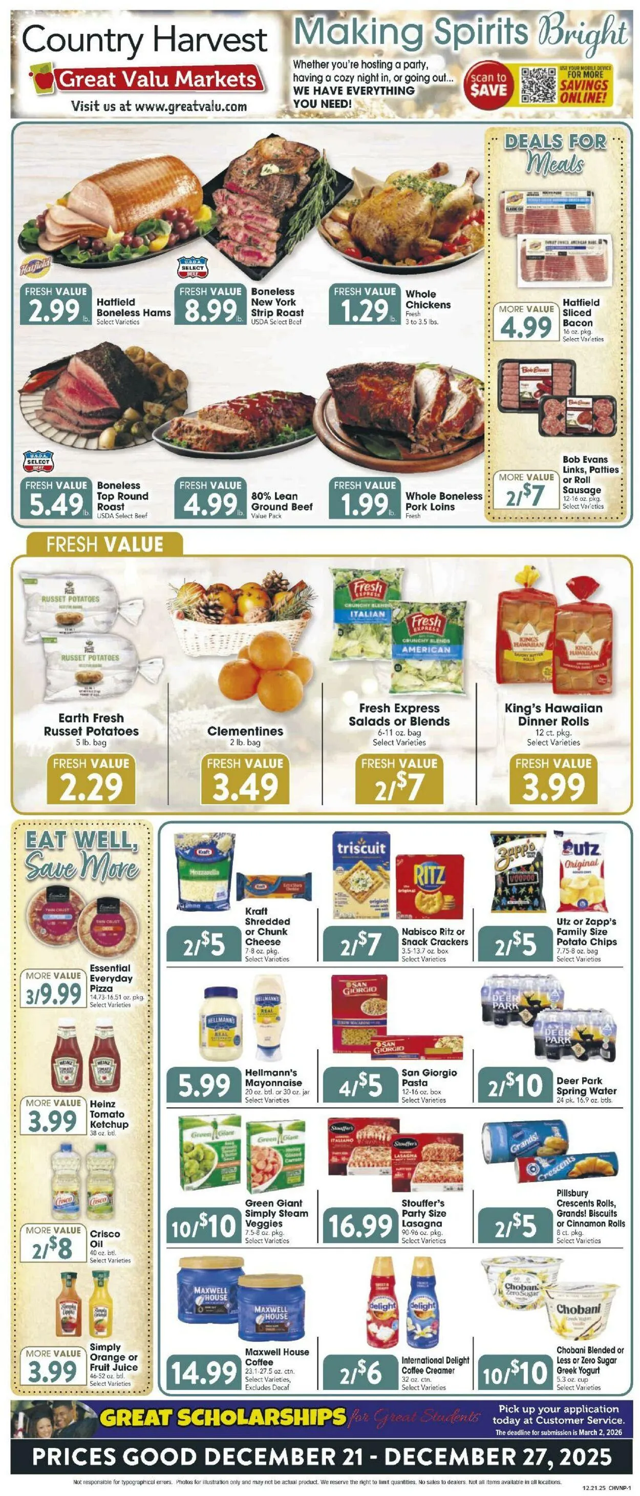 Weekly ad Farm Fresh from December 21 to December 27 2025 - Page 1