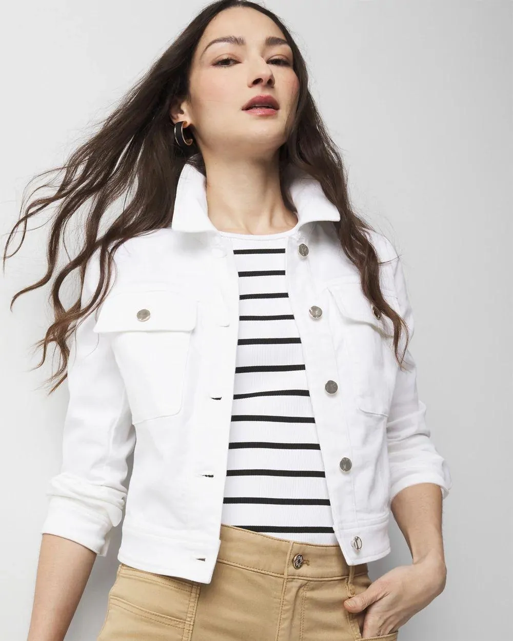 Cropped Denim Jacket