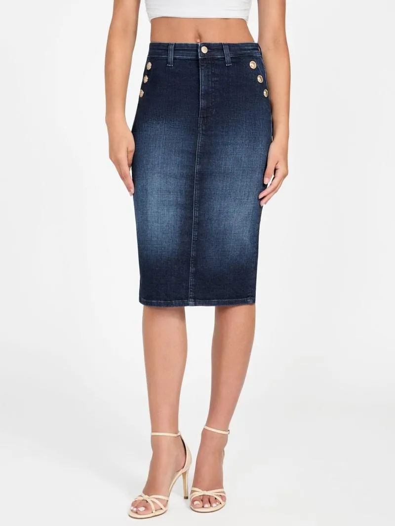 Eco Riley Denim Pencil Skirt