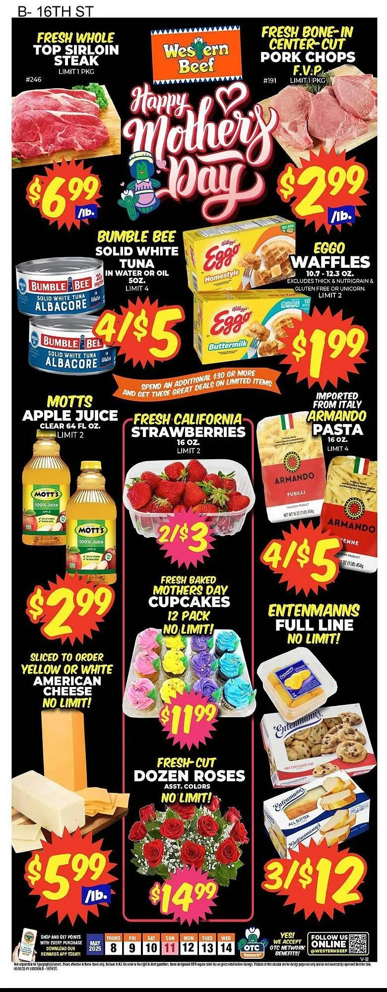 Weekly ad Western Beef Weekly Ad from May 8 to May 14 2025 - Page 1