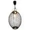 Mid-Century Modern Italian Brass and Metal Pendant Lamp, 1960s