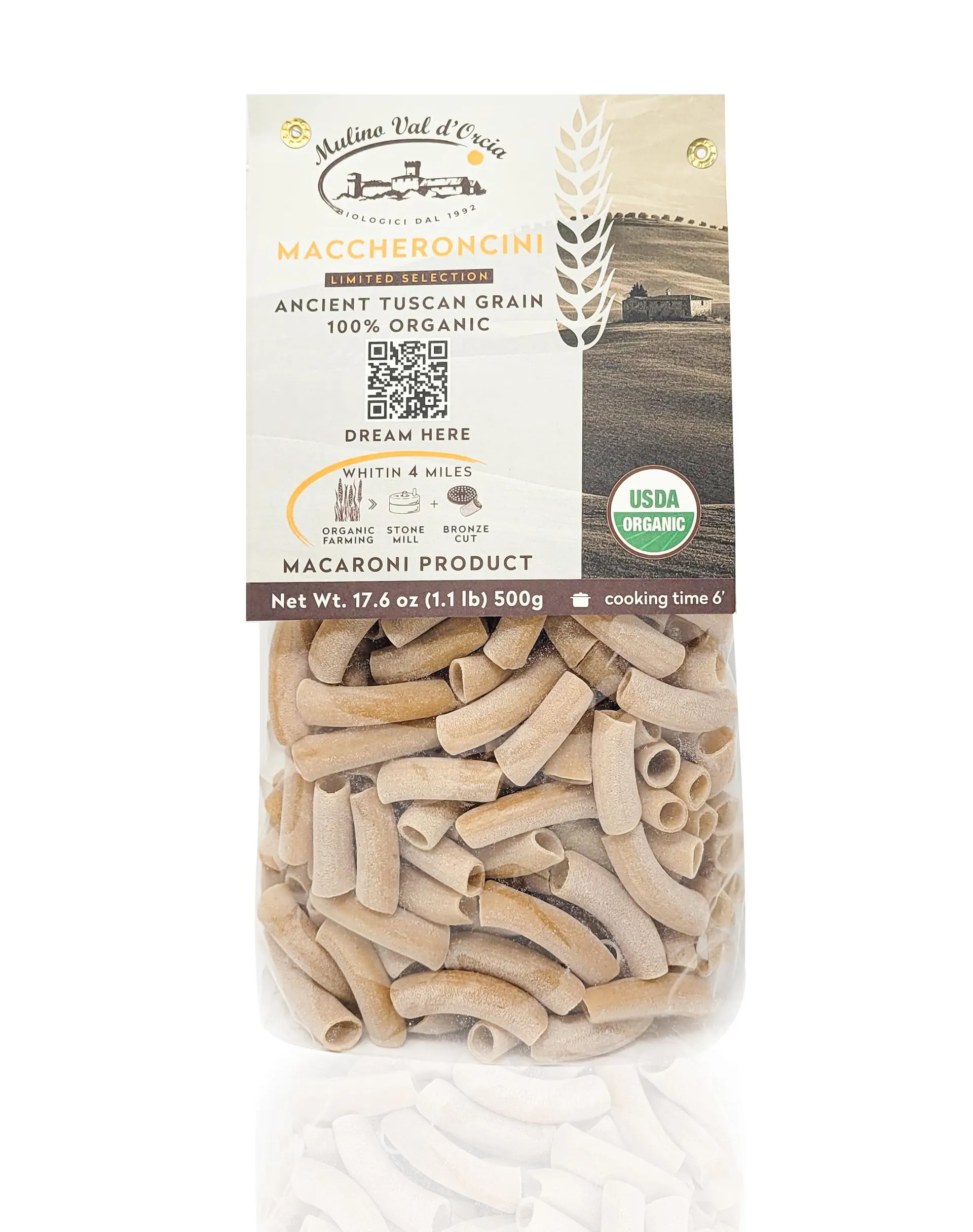 Ancient Tuscan Grain Maccheroncini