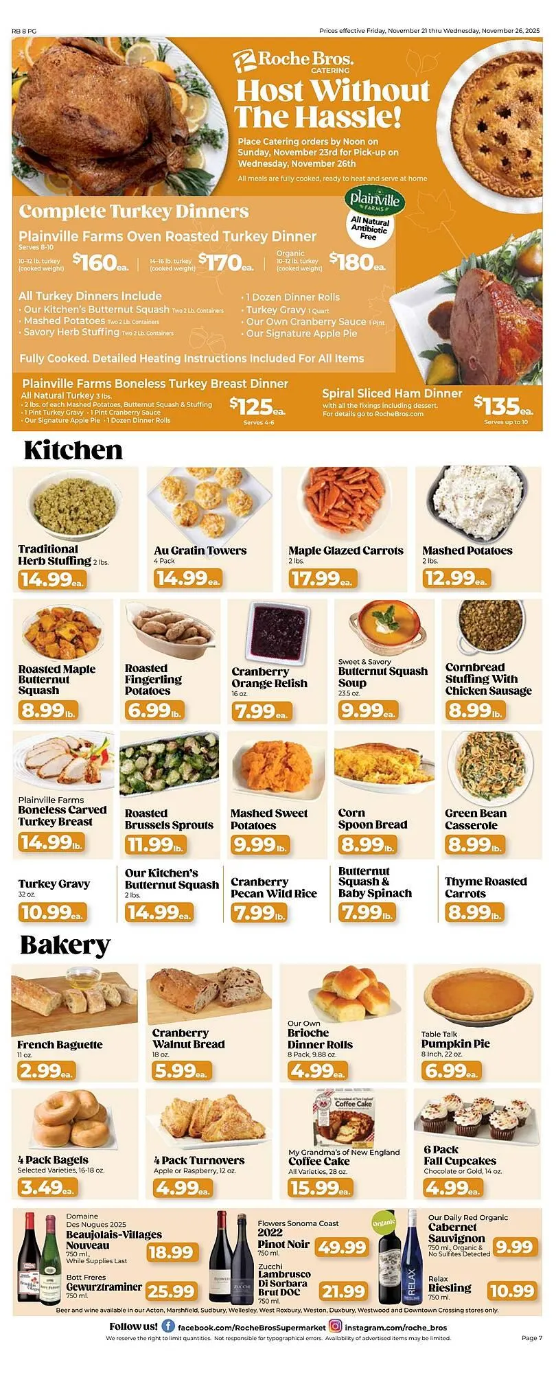 Weekly ad Roche Bros weekly ad from November 21 to November 27 2025 - Page 7