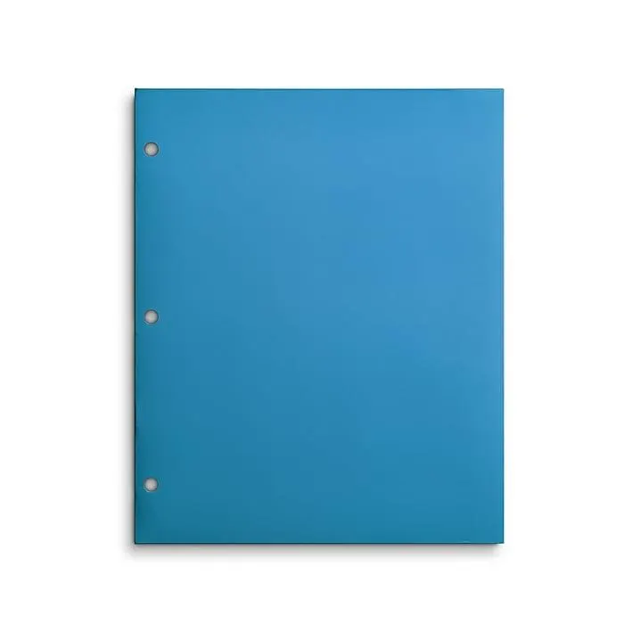 Staples 3-Hole Punched 4-Pocket Paper Presentation Folder,