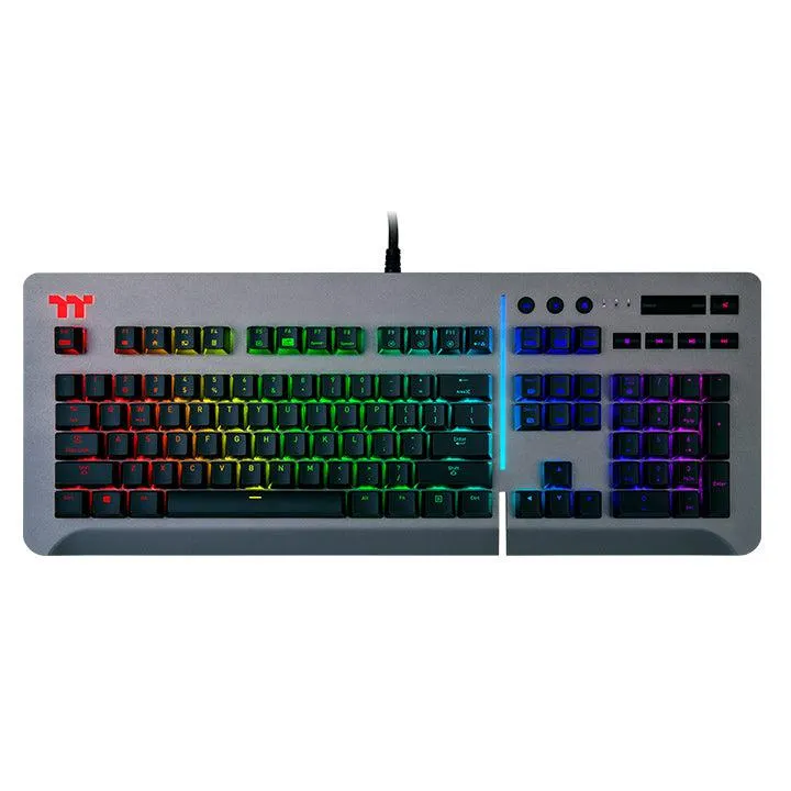 Level 20 RGB Titanium Gaming Keyboard Cherry MX Speed Silver