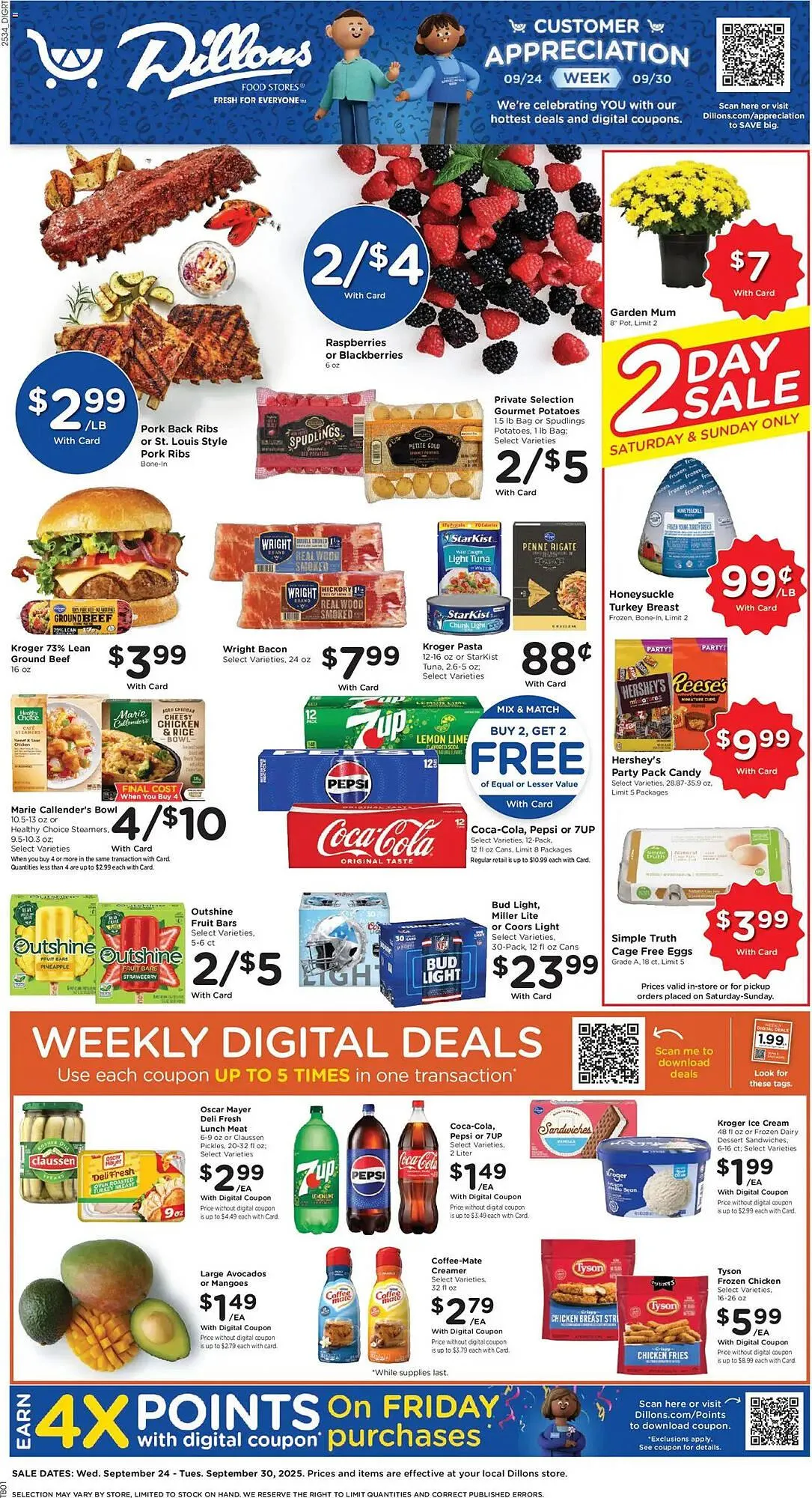 Weekly ad Dillons weekly ad from September 24 to September 30 2025 - Page 1