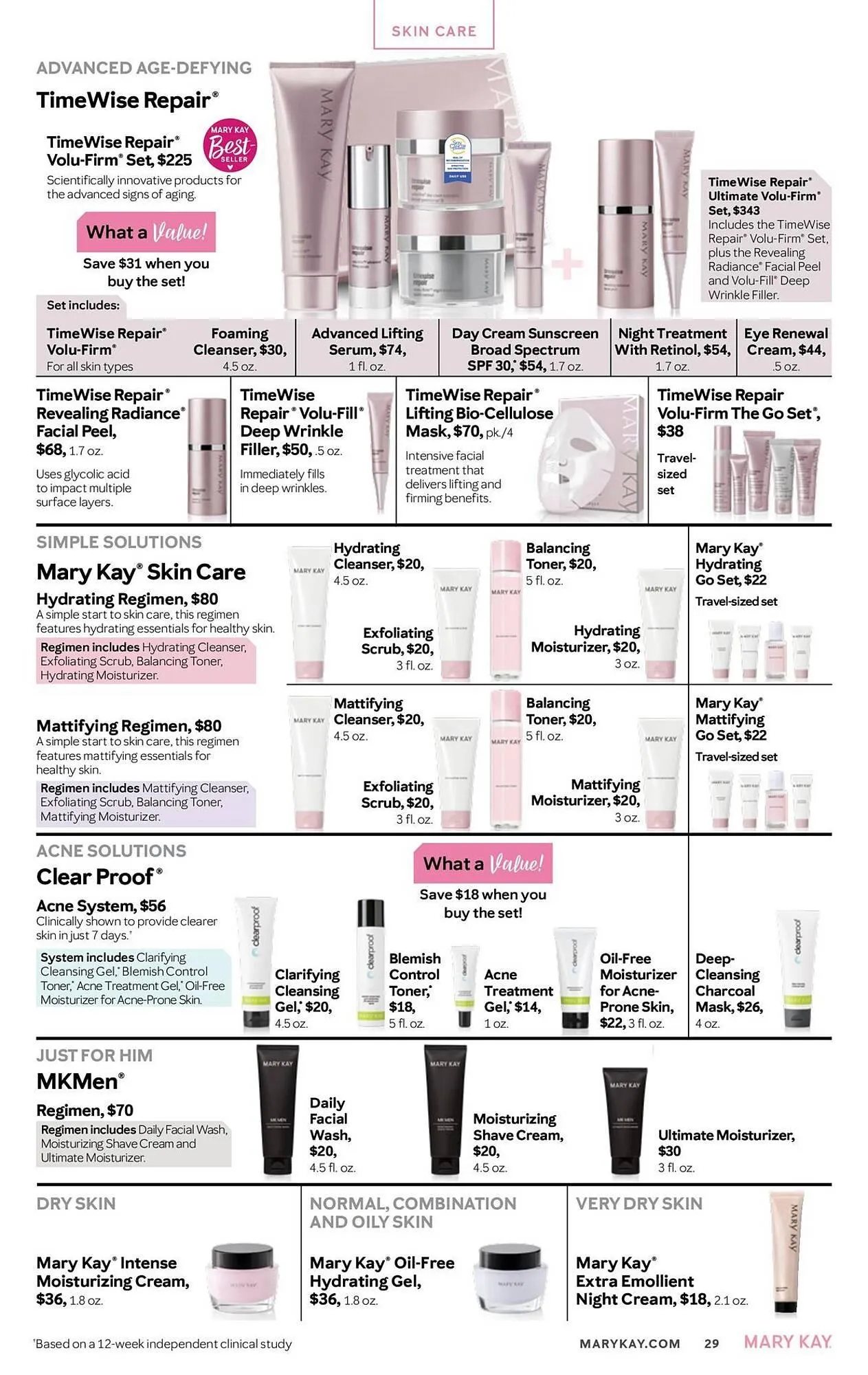 Weekly promotion Mary Kay weekly ad spanning from December 1 to December 31 2025 - Page 29 for Catalogue 365