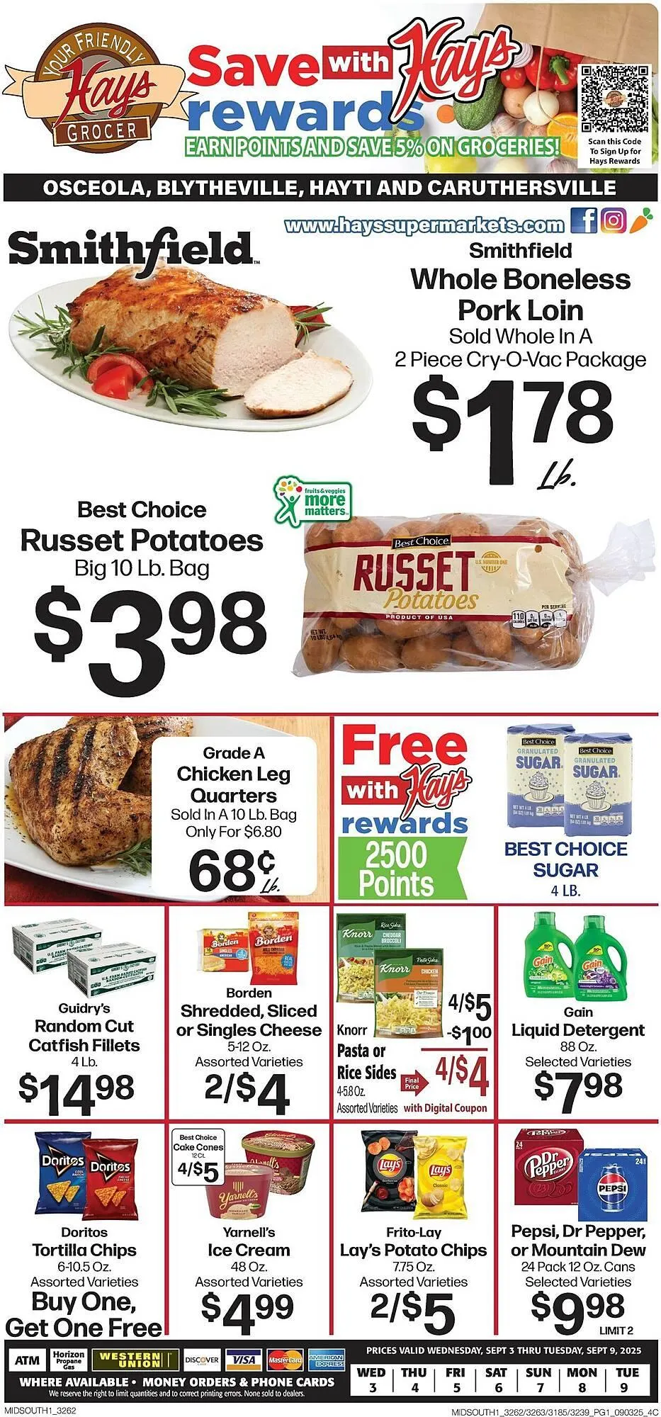 Weekly ad Hays Supermarket weekly ad from September 3 to September 9 2025 - Page 1