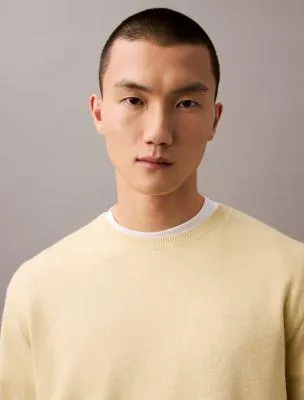 Linen Silk Blend Relaxed Sweater