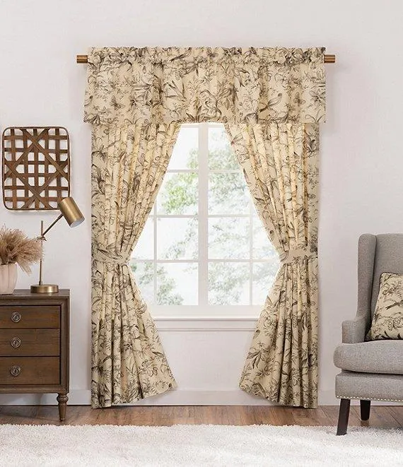 Birds of Paradise Window Treatment