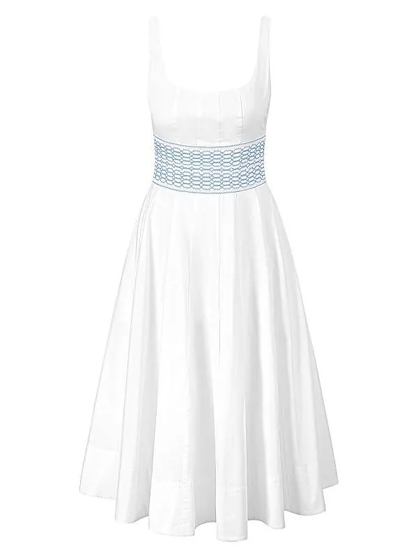 Rig Cotton Poplin Fit & Flare Dress