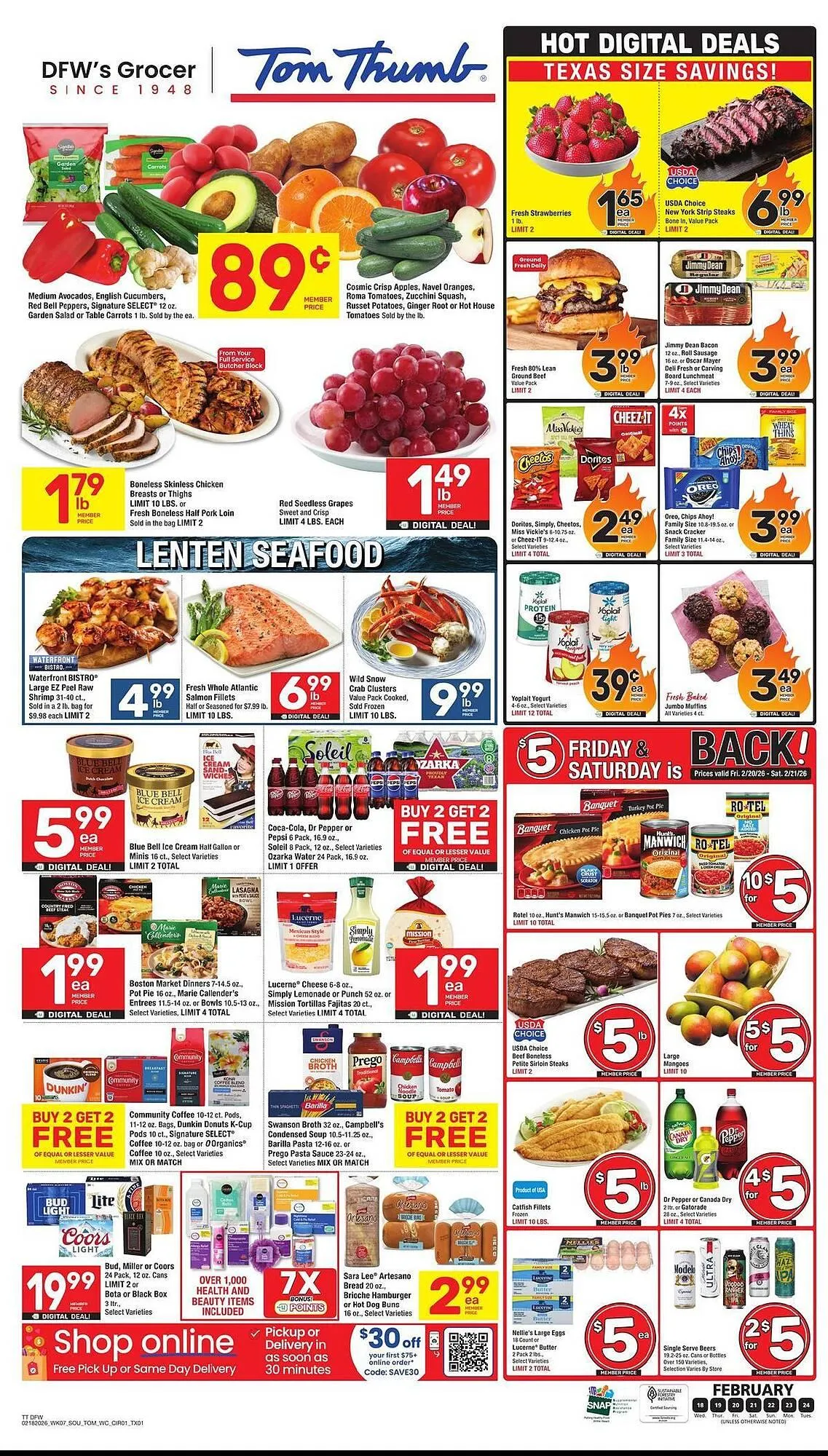 Weekly ad Tom Thumb weekly ad from February 18 to February 24 2026 - Page 3