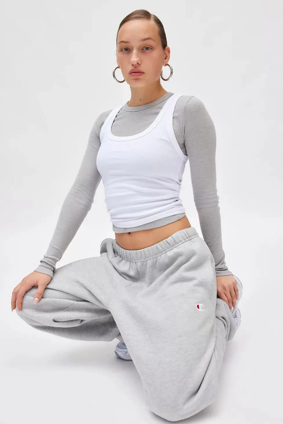 BDG Too Perfect Ribbed Long Sleeve Tee