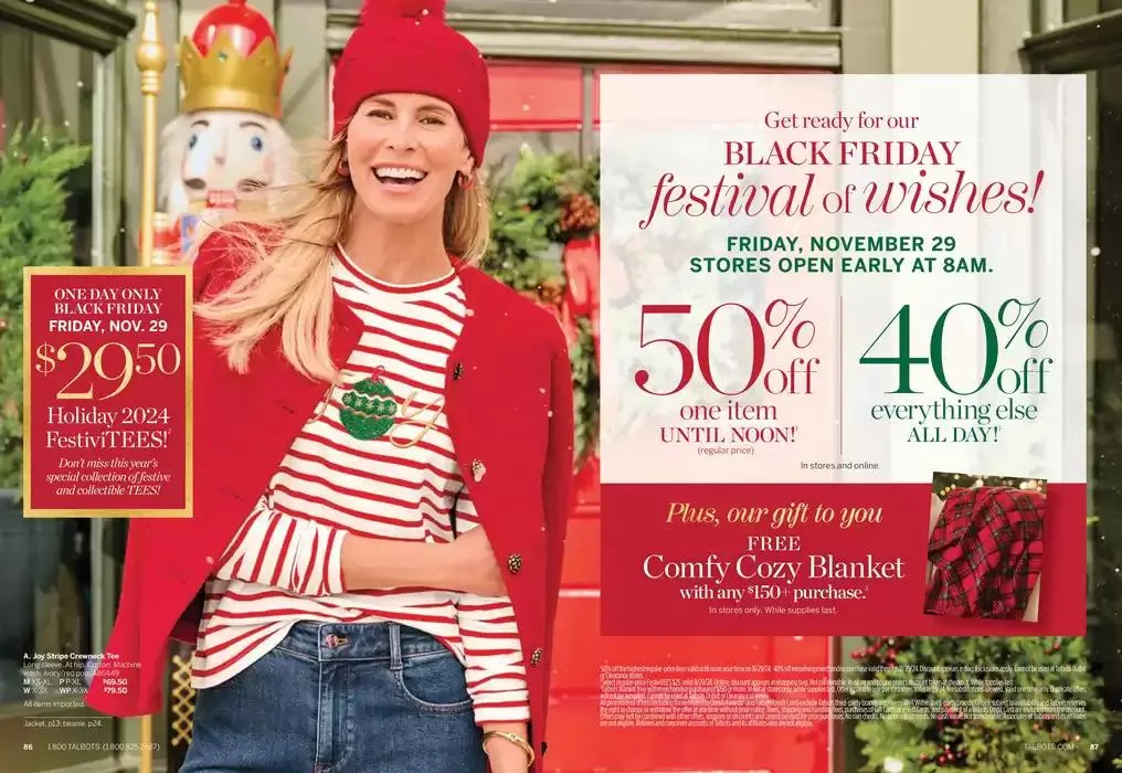 Weekly ad Talbots What’s in a WISH? from November 16 to November 30 2024 - Page 44