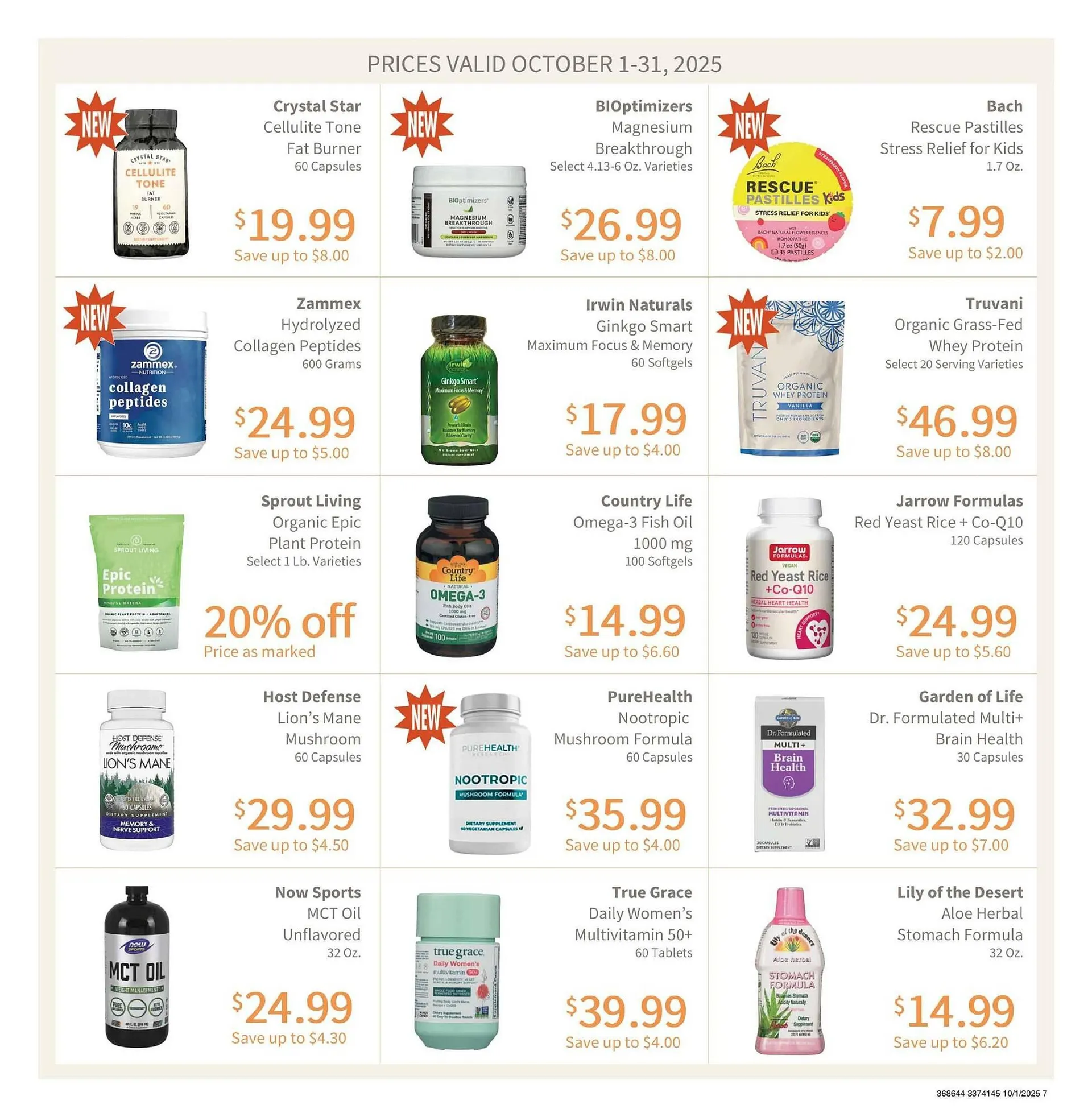 Weekly ad Akin's Natural Foods weekly ad from October 1 to October 31 2025 - Page 7