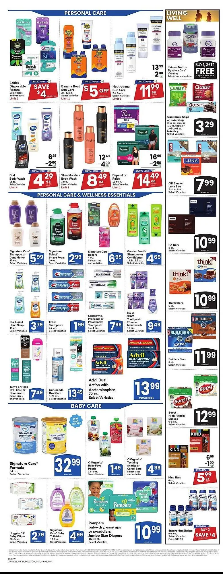 Weekly ad Tom Thumb Weekly Ad from July 2 to July 8 2025 - Page 5