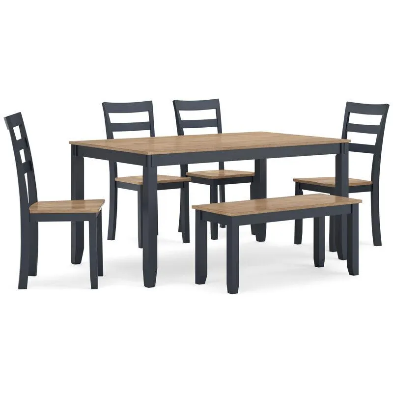 Gesthaven Blue 6-Piece Dining Set