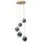Italian Chrome Globe Pendant by Harvey Guzzini, 1965