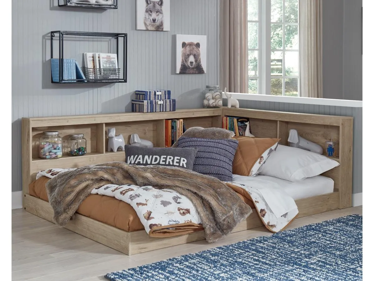 Oliah Full Bookcase Storage Bed