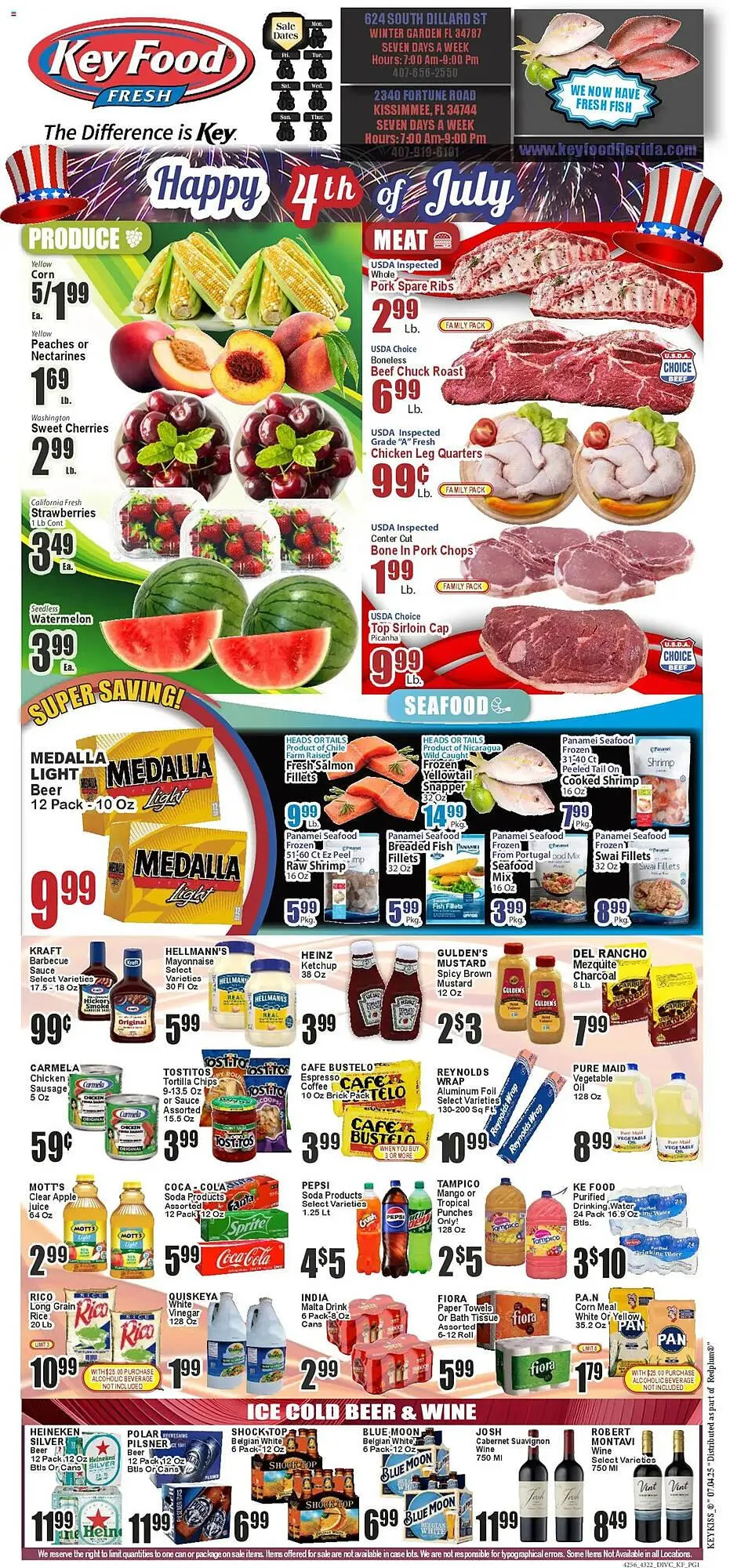 Weekly ad Key Food Weekly Ad from July 4 to July 10 2025 - Page 1