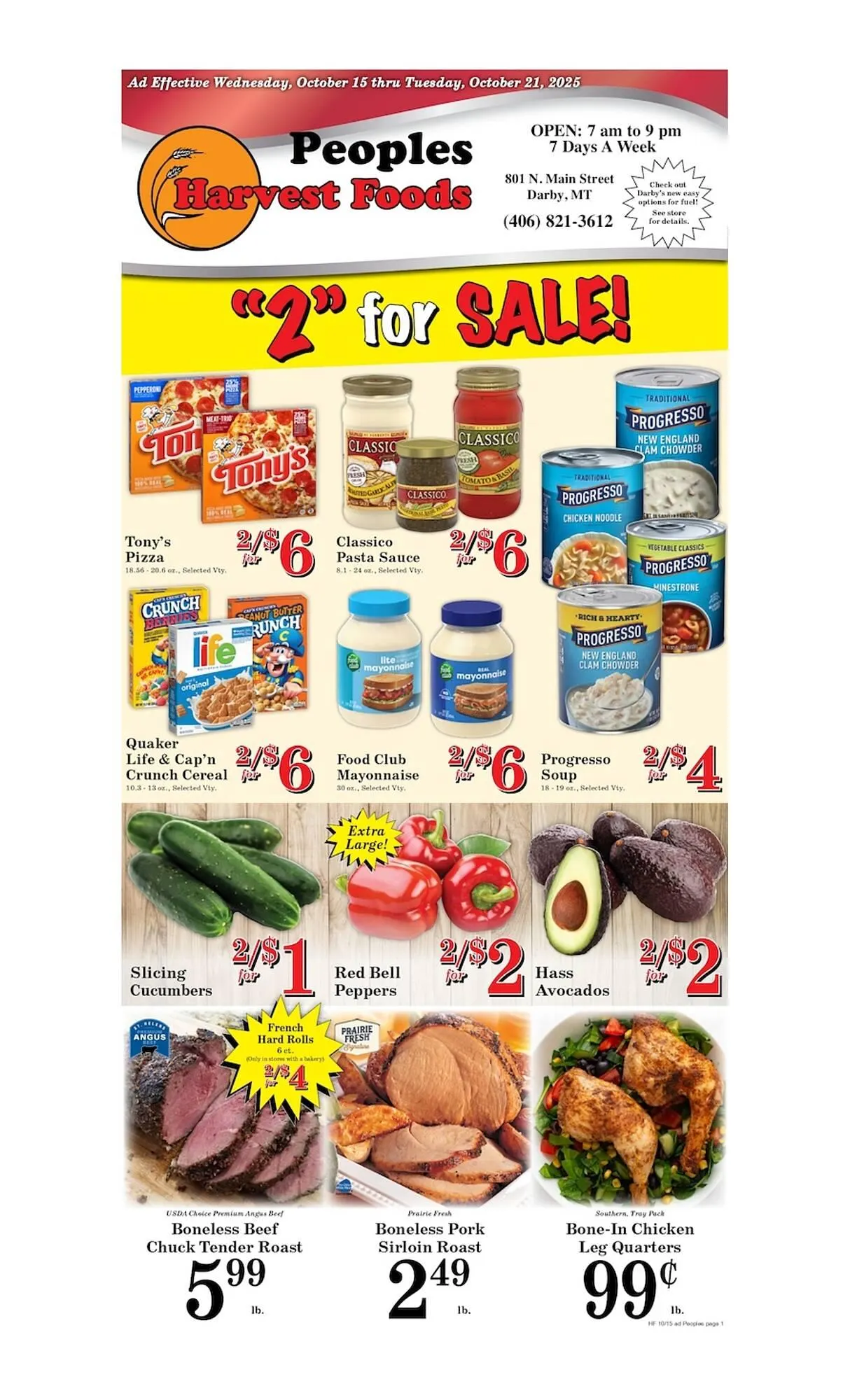 Harvest Foods weekly ad - 1