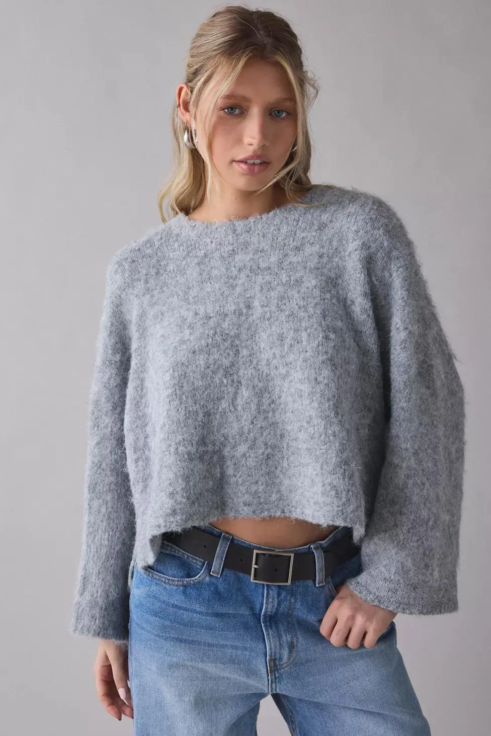 BDG Bailey Brushed Knit Oversized Pullover Sweater
