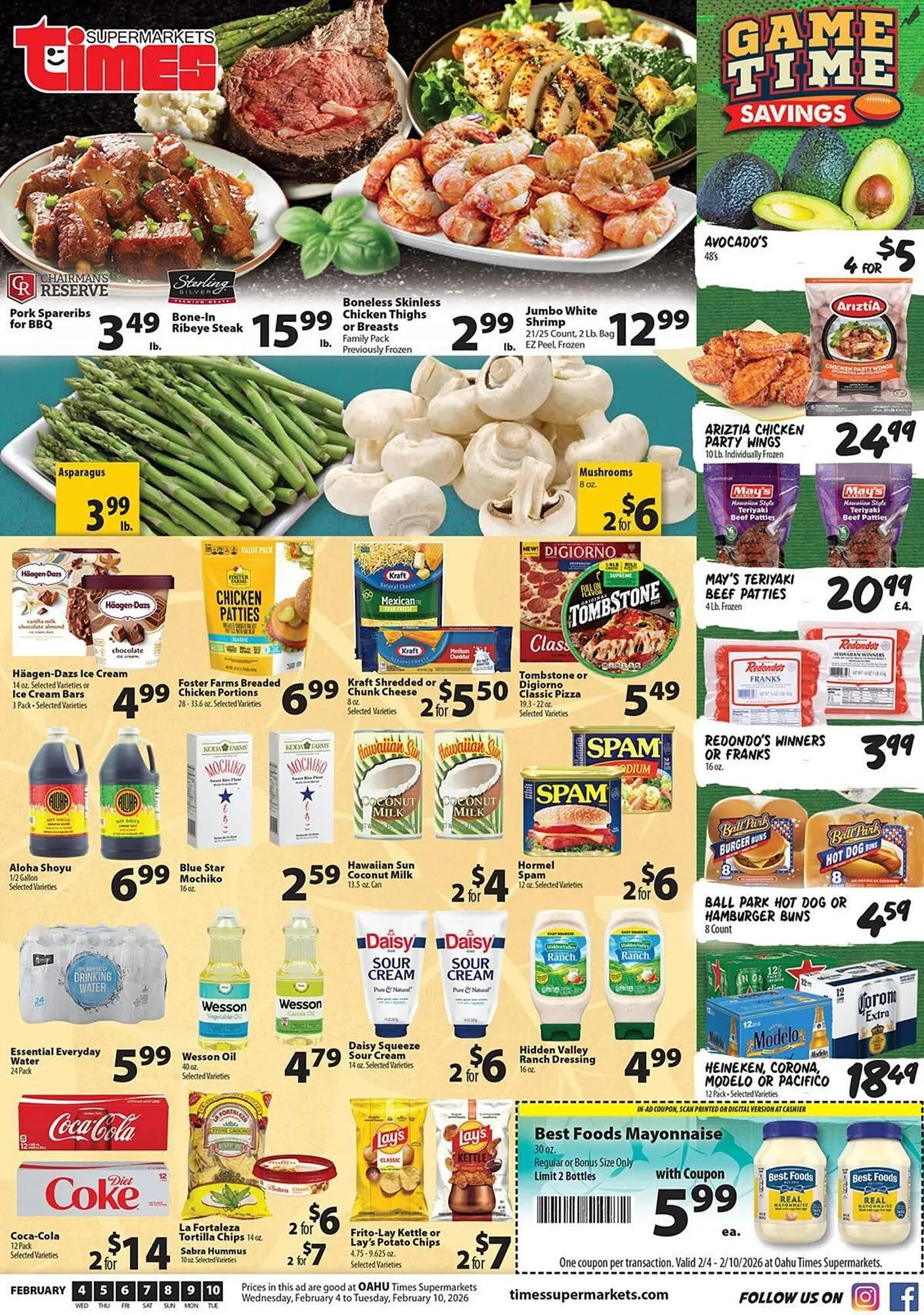 Weekly ad Times Supermarkets weekly ad from February 4 to February 10 2026 - Page 1