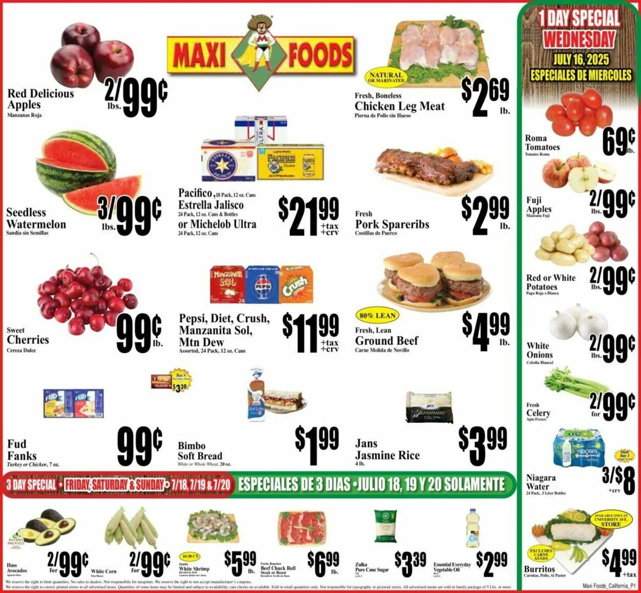 Maxi Foods Current weekly ad - 1