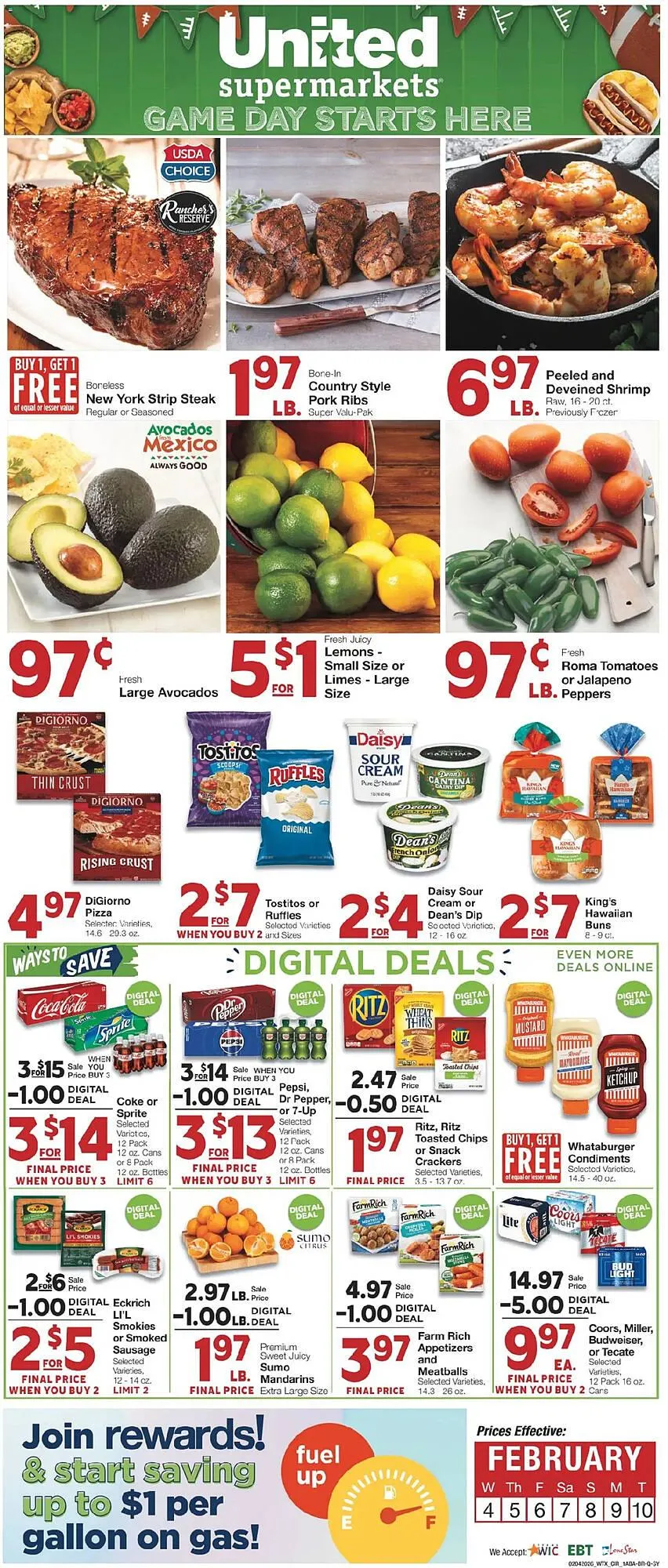 Weekly ad United Supermarkets weekly ad from February 3 to February 11 2026 - Page 1