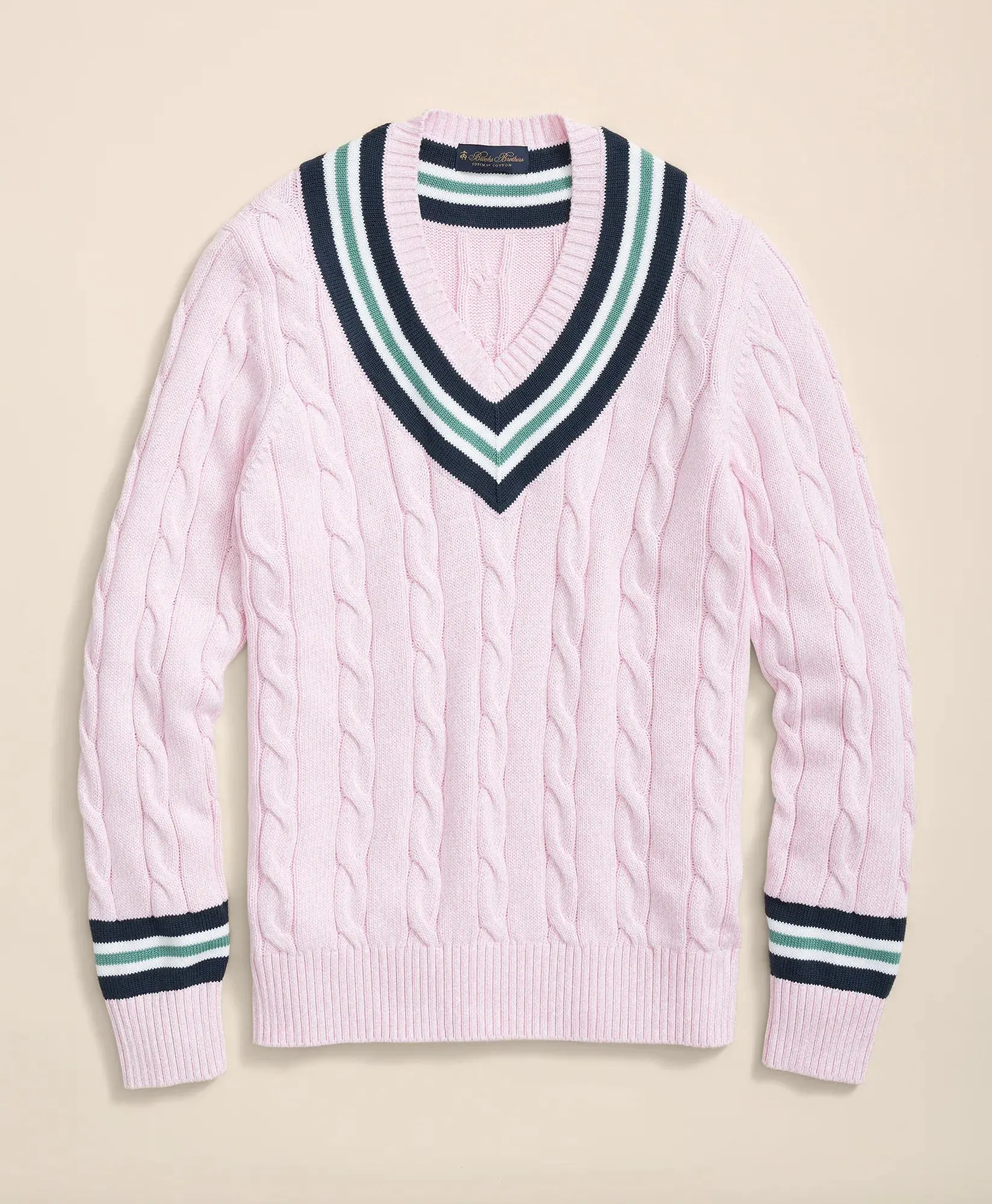 Archive Tennis Sweater in Supima