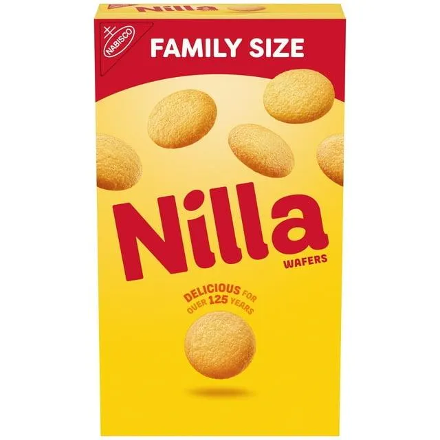 Nilla Wafers Cookies, Vanilla Wafers, Family Size, 15 oz