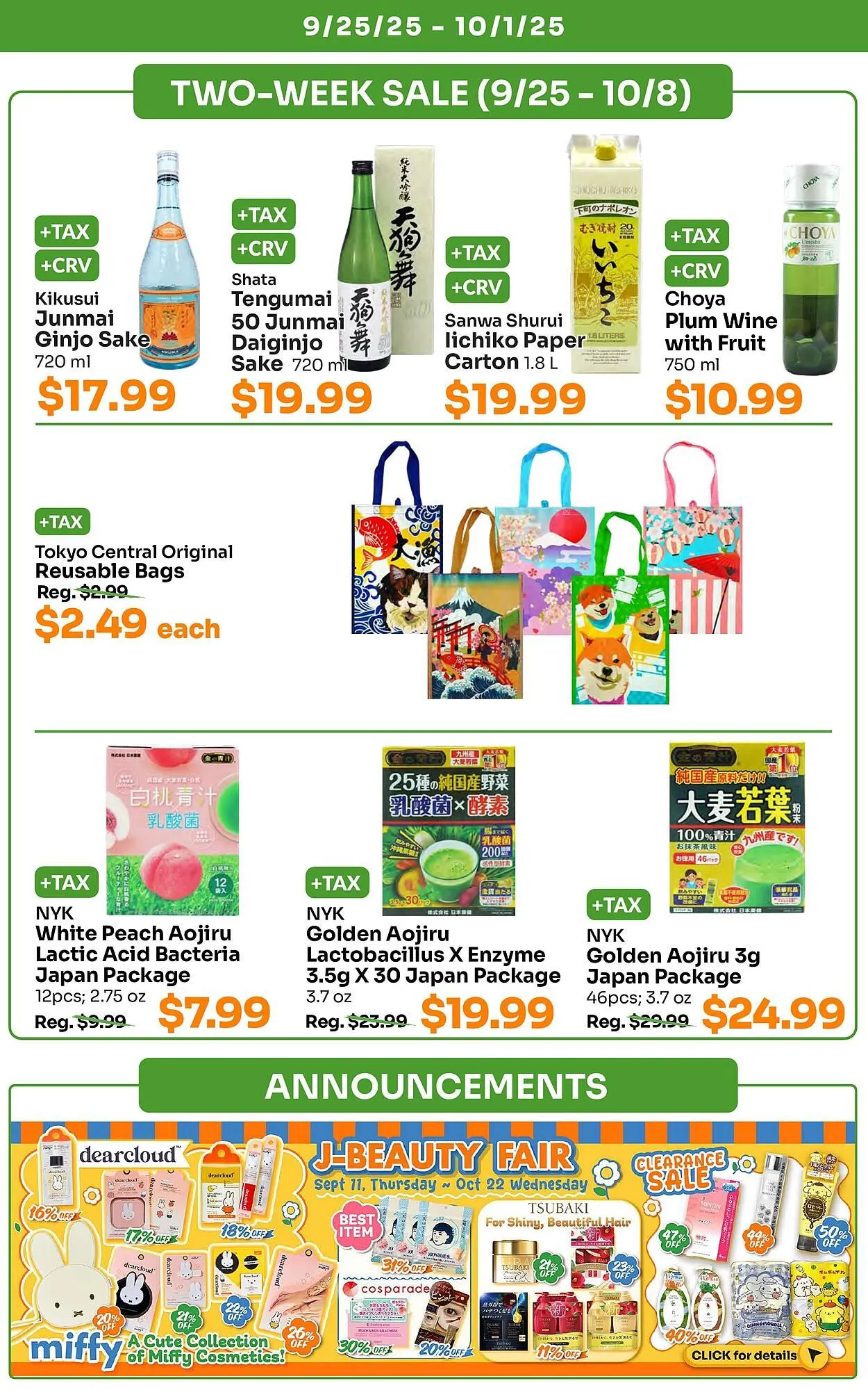 Weekly ad Tokyo Central Specialty Market weekly ad from September 25 to October 1 2025 - Page 5