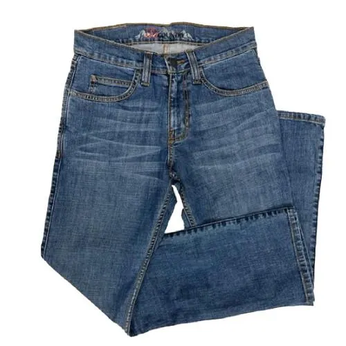 RCountry Mens Slim Straight Leg Medium Stonewash Jean