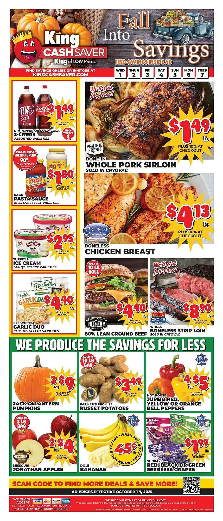 Weekly ad Price Cutter weekly ad from October 1 to October 7 2025 - Page 1