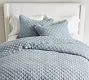 Belgian Flax Linen Diamond Quilt & Shams