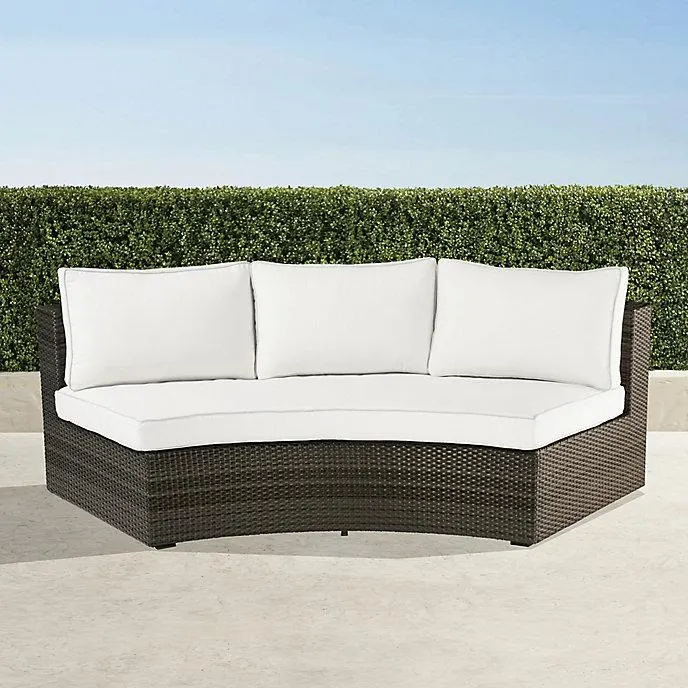 Pasadena II Modular Sofa in Bronze Wicker