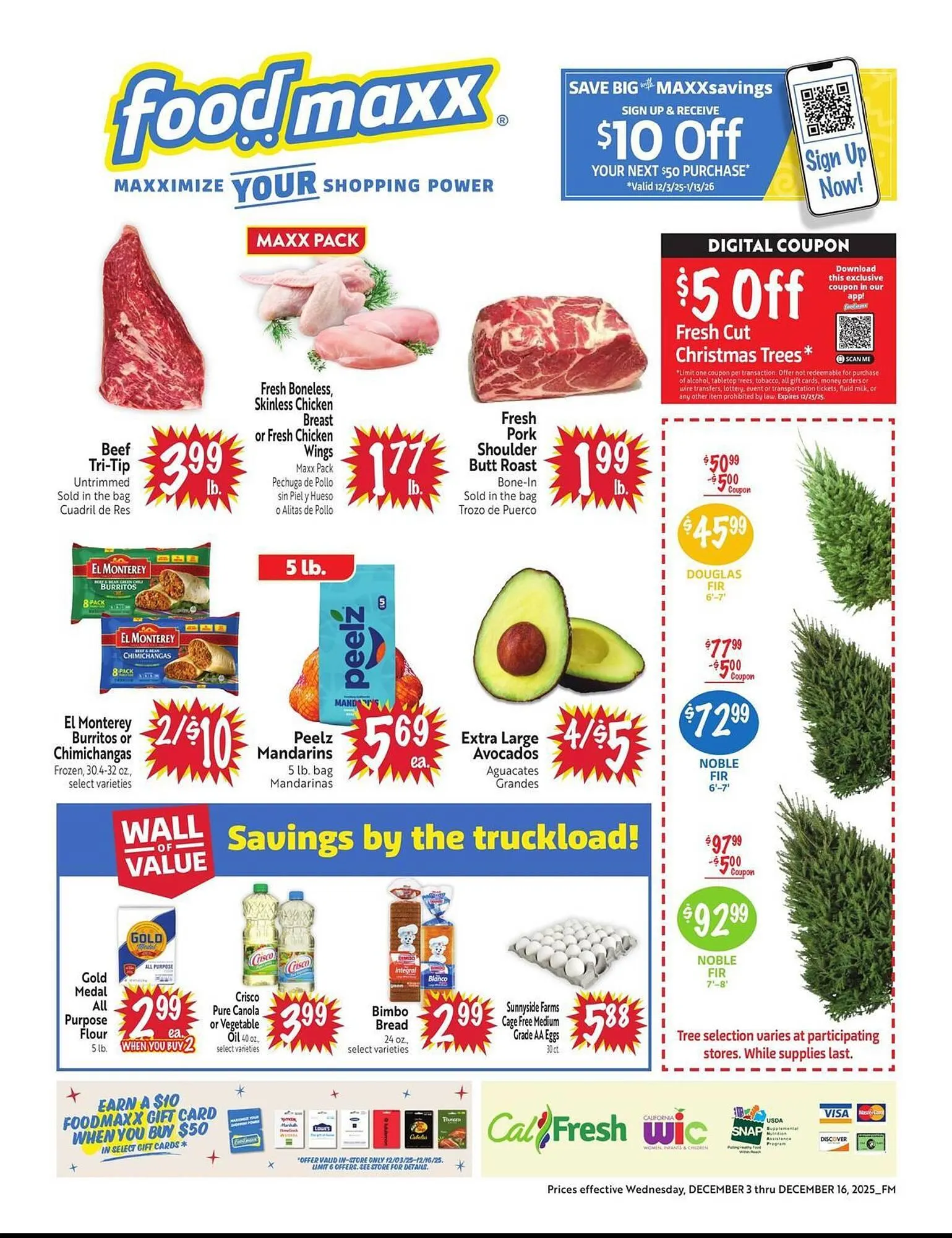 Weekly ad Foodmaxx weekly ad from December 3 to December 16 2025 - Page 1