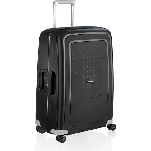Samsonite SCure 28 Spinner Luggage - Black - Open Box
