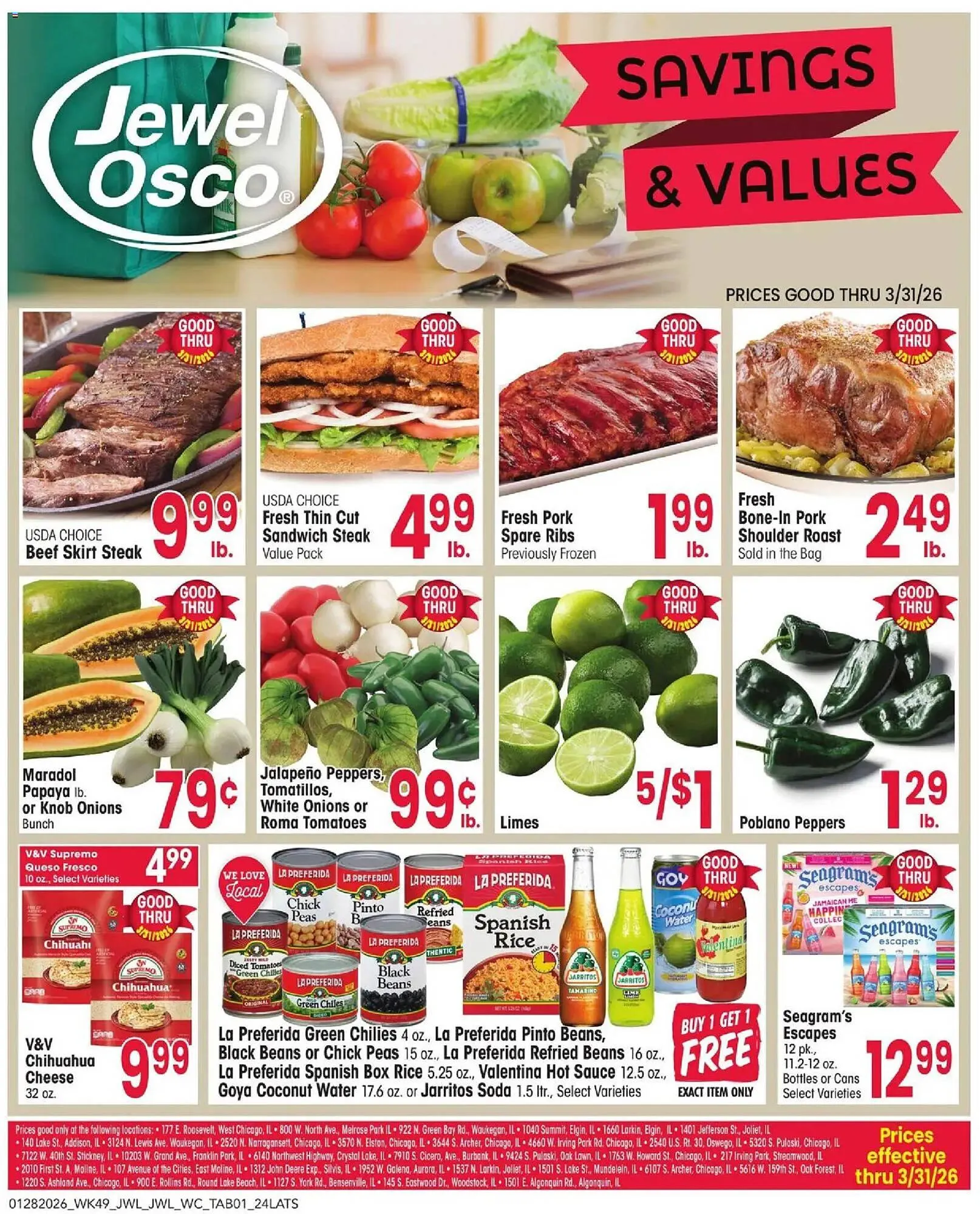 Jewel-Osco weekly ad - 1