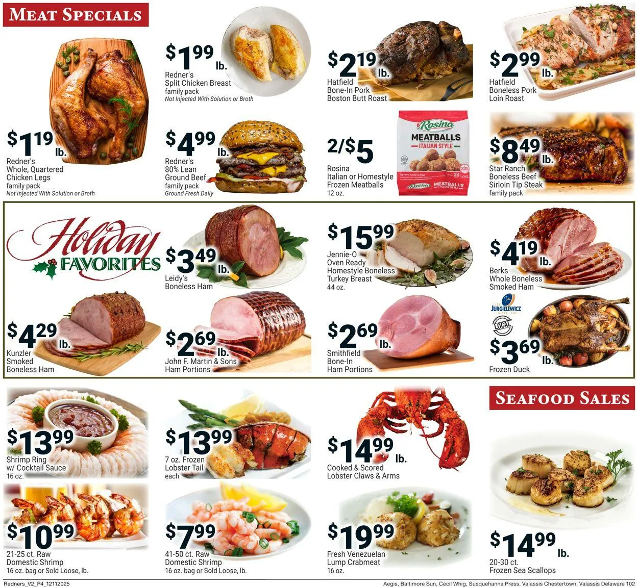 Weekly ad Redner’s Warehouse Market Current weekly ad from December 11 to December 17 2025 - Page 4