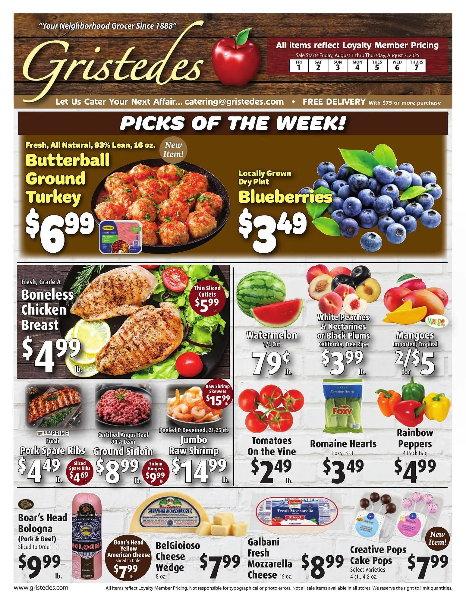 Gristedes Weekly Ad - 1