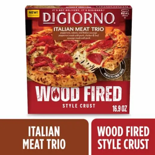 DiGiorno Italian Meat Trio Pizza Wood Fired Style Crust Frozen Meat Pizza